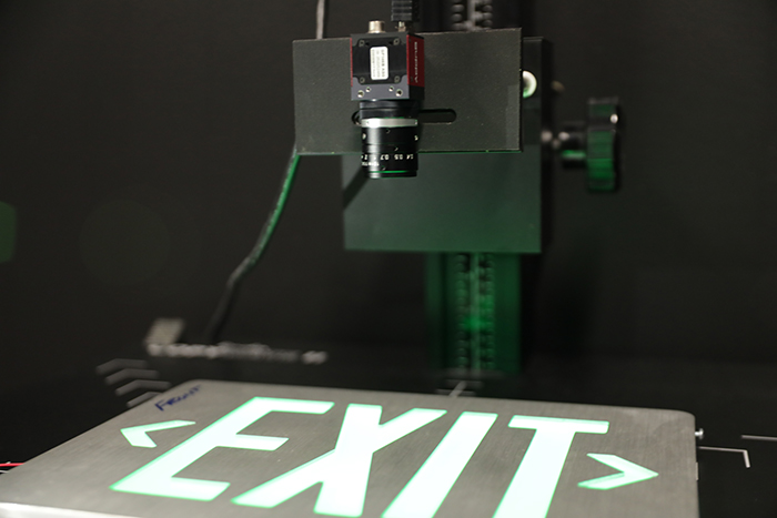 Manufactruing of an exit sign