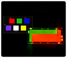 Graphics LED Backlight and Lightguides